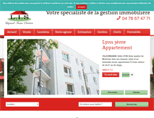 Tablet Screenshot of legrand-immo.fr
